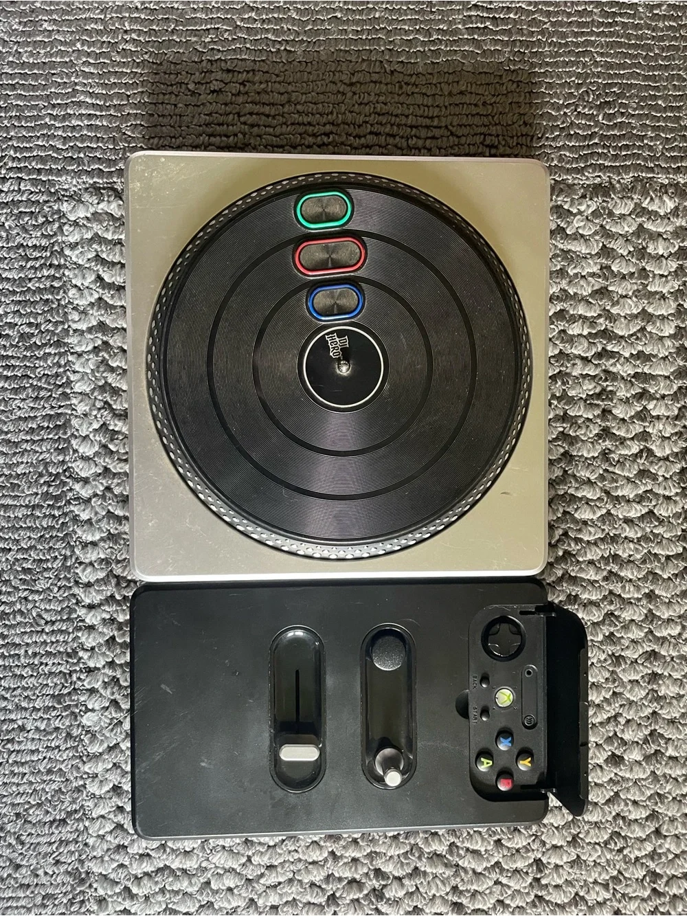 XBox Controller Turntable with Colored Note Rings